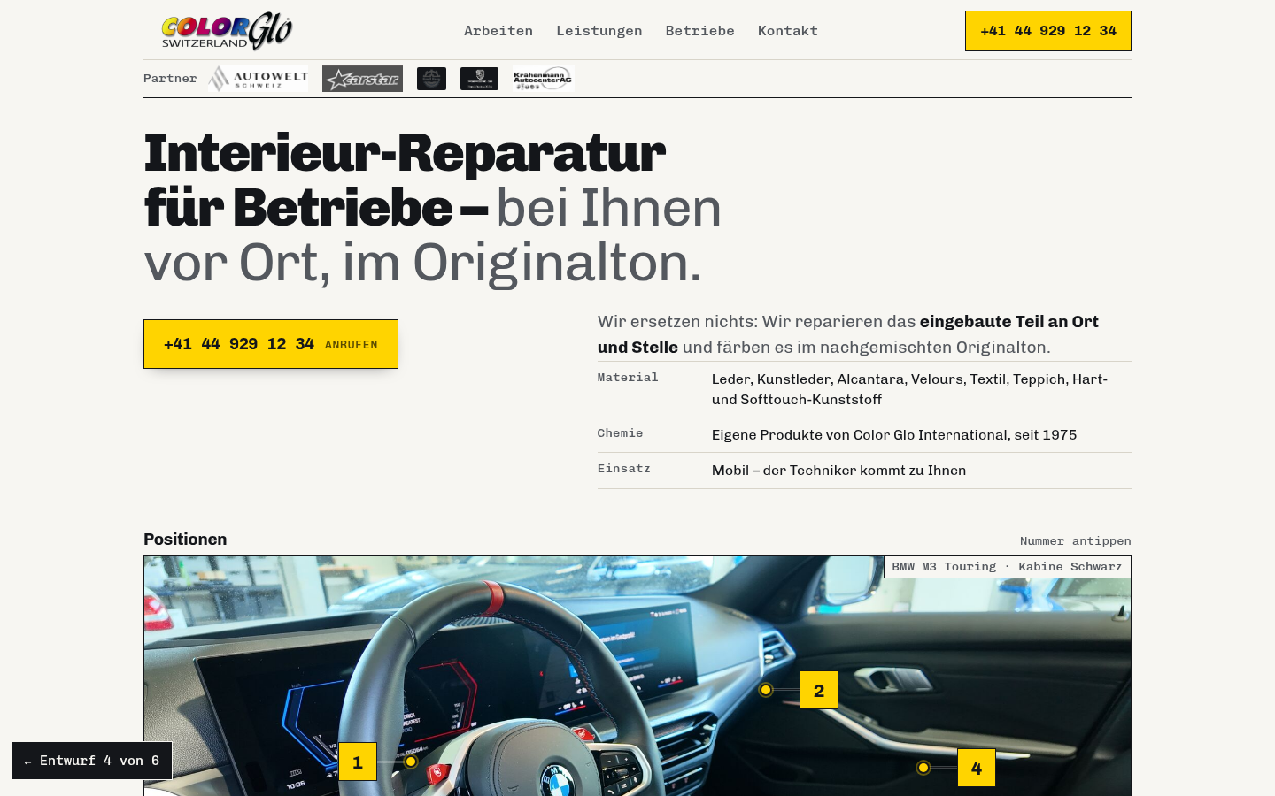 Entwurf 4 auf dem Desktop